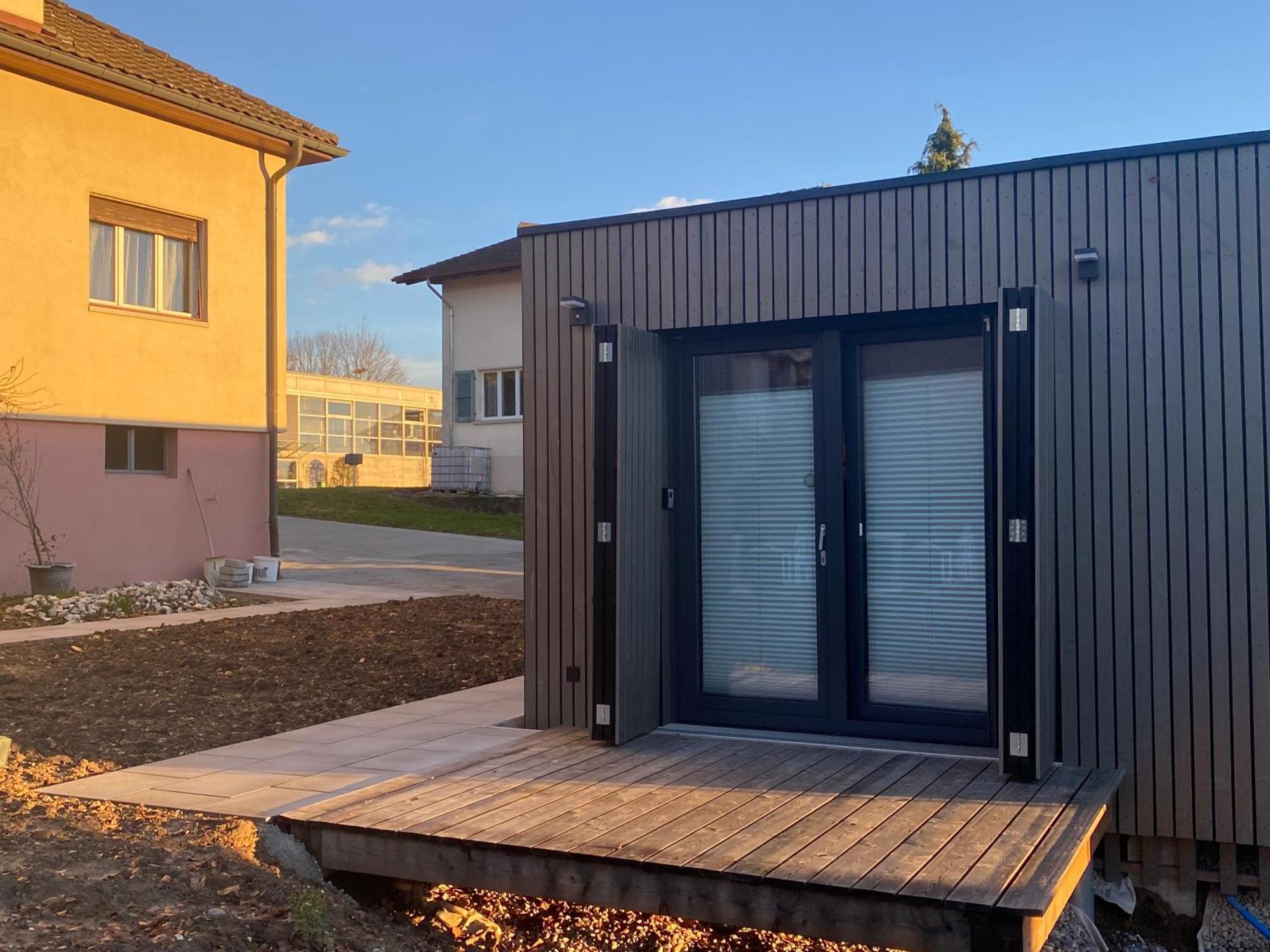 Auf Wolke 7 - Gaeste-Studio Im Mini House In Ch-4556 Aeschi So Kültér fotó